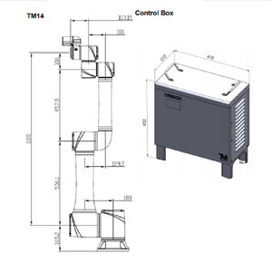 Robot collaboratif <span class=keywords><strong>Techman</strong></span> TM14 comme Cobot avec pince de robot pour bras de robot 6 axes - Product Image 3
