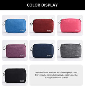 <span class=keywords><strong>Bolsa</strong></span> <span class=keywords><strong>de</strong></span> Cosméticos Portátil Impermeable <span class=keywords><strong>con</strong></span> Cierre y Gancho para Colgar, Organizador <span class=keywords><strong>de</strong></span> Viaje, Diseño Personalizado <span class=keywords><strong>de</strong></span> Fábrica China - Product Image 5