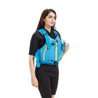 Gilet de sauvetage ou gilet de flottabilité en mousse PVC Ripstop avec logo personnalisé, trois tailles, avec une flottabilité de plus de 75N et certifié SOLAS pour kayak