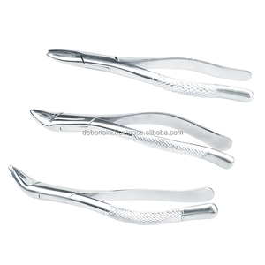 Pinces d'extraction dentaire en acier inoxydable, pinces chirurgicales à poignée ergonomique pour hôpital, clinique, chirurgie buccale, fournisseur en gros - Product Image 2