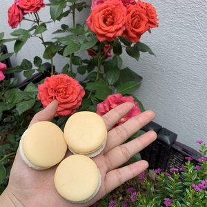 Modelo de Comida de Simulación Súper Realista, Macaron con Crema Crujiente, de Plástico, para Decoración de Mesa de Postres en Fiestas y Bodas - Product Image 3