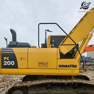Excavatrice sur chenilles Komatsu 220 d'occasion, marque japonaise d'origine, 22 tonnes, taille moyenne, excavatrice sur chenilles d'occasion - Product Image 3