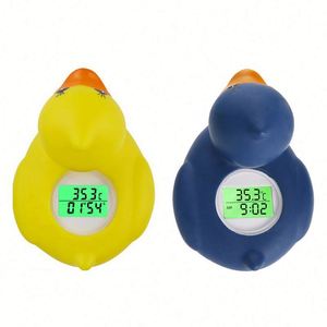 Factory Waterproof Silicone Yellow Duck Floating Toy Digital Baby <b>Bath</b> Thermometer - Product Image 6
