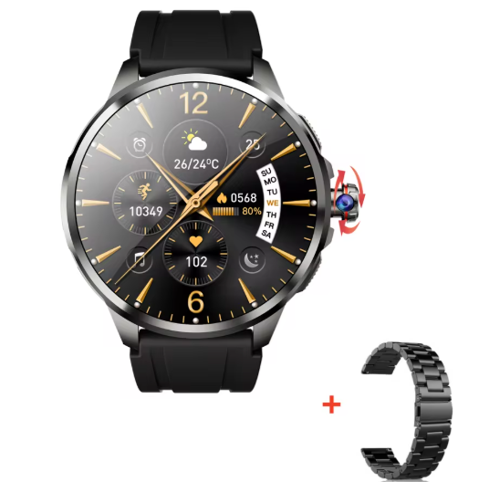 H99 4G Android Smartwatch AMOLED Display BT WiFi GPS Heart Rate Monitor SIM Card HD Camera up to 4 Days Battery Life