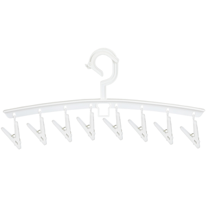 Clips <span class=keywords><strong>Multiusos</strong></span> de Plástico Blanco LINDON para Calcetines y Faldas para Uso en Armarios - Product Image 1