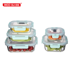 Food Storage Glass Lunch Box Glass Microwave And Oven Safe Food Storage Container Set Glass Lunch Box