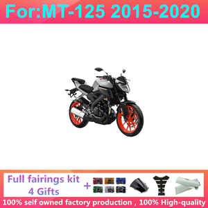 Kit Completo de Carenado para Motocicleta, Compatible con <span class=keywords><strong>Yamaha</strong></span> MT125 <span class=keywords><strong>MT</strong></span>-<span class=keywords><strong>125</strong></span> <span class=keywords><strong>125</strong></span> 2015 2016 2017 <span class=keywords><strong>2018</strong></span> 2019 2020, Kits de Carenado para Carrocería - Product Image 4