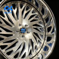 Jantes forgées Dub Floaters 17-24 pouces, finition polie, à déport profond, 8x6.5 6x139.7, pour pick-up et SUV, compatibles F150 Truck Silverado 2500