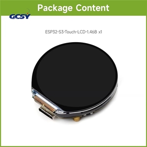 ESP32-S3-Touch-LCD-1.46 ontwikkelbord met rond display, 412*412, ondersteunt <span class=keywords><strong>WiFi</strong></span>, Bluetooth, <span class=keywords><strong>accelerometer</strong></span> en gyroscoop <span class=keywords><strong>sensor</strong></span> - Product Image 5