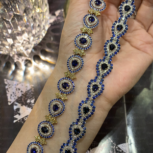 18-carat <b>gold</b> ladies' Combination <b>Bracelet</b> featuring 7.7 carats of lab-grown pear-shaped <b>and</b> round-cut diamonds - Product Image 5