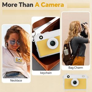 Mini caméra porte-clés 16 Go MicroSD 1080p 20MP 5 filtres pour Vlog de voyage, cadeaux d'anniversaire pour amis et enfants - Product Image 5