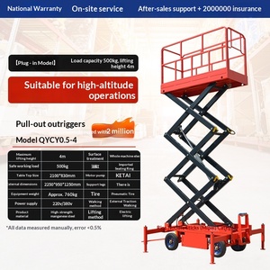 Mobile scissor lift Hydraulic lifting platform Mobile AC lift ladder Aerial work Ladder - Product Image 6
