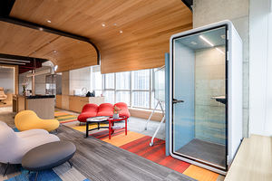 Cabine Acustiche Zum per Ufficio Privato, Cabine Telefoniche Insonorizzate con Cancellazione del Rumore, Sala Riunioni Temporanea Singola Silenziosa - Product Image 6