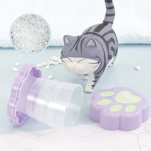 Cute Cat Paw Retractable Folding <b>Cup</b> Creative Cartoon Leak-Proof <b>Reusable</b> Eco-Friendly Plastic <b>Cup</b> Portable Travel <b>Cup</b> - Product Image 5