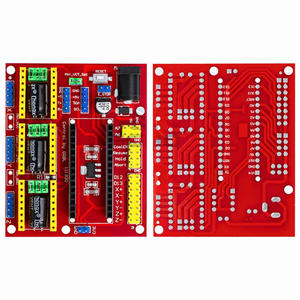 Hot 3DV4 <span class=keywords><strong>CNC</strong></span> <span class=keywords><strong>Shield</strong></span> <span class=keywords><strong>V4</strong></span> + Nano 3.0 + 3pcs DRV8825 Reprap Stepper Drivers Set For - Product Image 5