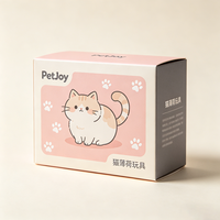 Boîte d'emballage extérieure rigide en PET personnalisée pour le rangement des ensembles de jouets à la menthe pour chatons