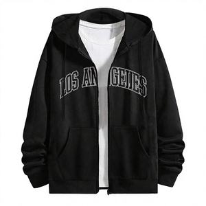 Sudadera con Capucha de Alta Calidad para Hombre, con Cierre, Estilo Deportivo, Bordada y Personalizada, 100% Algodón para Otoño - Product Image 4