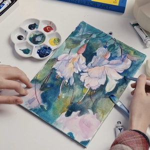 Ensemble de peinture <span class=keywords><strong>aquarelle</strong></span> MEEDEN, 24 couleurs vibrantes, tubes de 12 ml, non toxique, résistant à la lumière, pour les peintres amateurs - Product Image 6