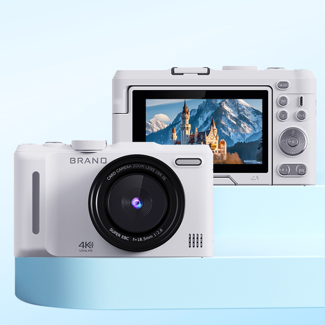 Hot Sale Professional 4K High Resolution Digital Camera 2000mAh 18X Optical Zoom 2"-3" Flip Screen CMOS Video Camera