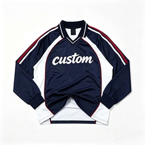 Custom Vintage Retro <b>Patchwork</b> Oversized Long Sleeve T-<b>Shirts</b> V- Neck Long Sleeve T-<b>shirts</b> for Men - Product Image 6