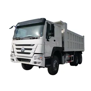 Màu Trắng HOWO 6X4 Xe Tải Sử Dụng Dump Truck