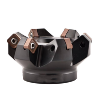 Tête de fraiseuse à face indexable, fraiseuse à surface carrée à plaquettes interchangeables
