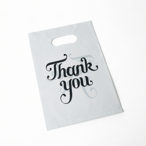 Sacs en polyéthylène personnalisés avec logo, valve et poignée en plastique PE, recyclables, pour vêtements, chaussettes, chaussures, fourrures - Product Image 1