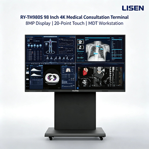 Nouvel écran de surveillance hospitalier TFT LCD 98 pouces avec écran tactile, rétroéclairage LED par collage optique, interfaces DP/USB, et calibrage DICOM - Product Image 5