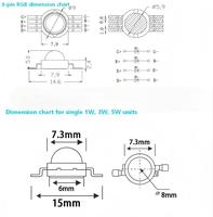 Lampu LED UV Biru Berkualitas Tinggi Daya Tinggi Hpl Epileds Smd 392nm 395nm 1W 3W Czinelight 50000 Jam CRI80 Garansi 1 Tahun