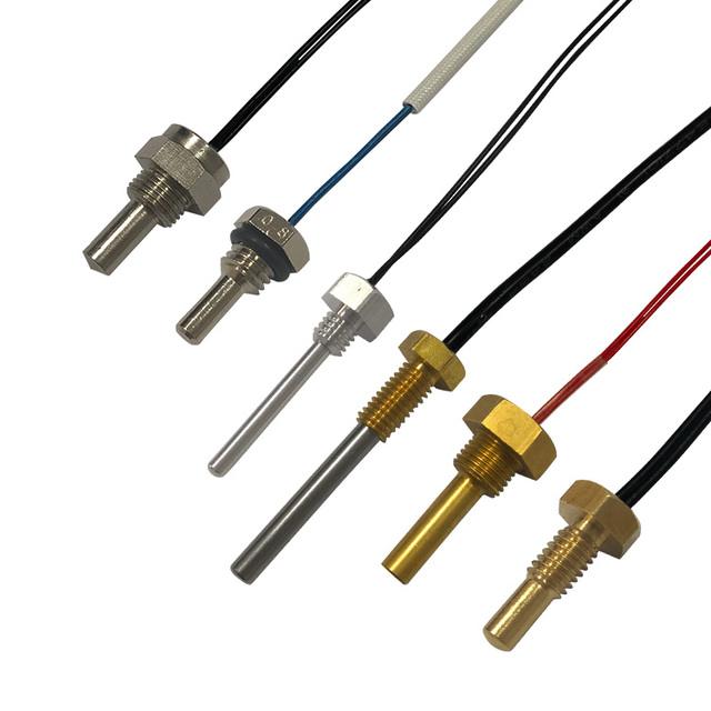 OEM Factory Customizable Waterproof NTC Coffee Thermistor 10k Thermometer Analog Output Screw Head Industrial Temperature Sensor