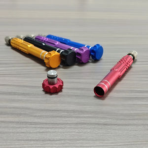 Jeu de Tournevis de Précision Magnétique Phillips 5-en-1 de Qualité Industrielle avec Manche en Aluminium Finition Nickelée et Embout <span class=keywords><strong>S2</strong></span> Polyvalent pour Mobile - Product Image 3