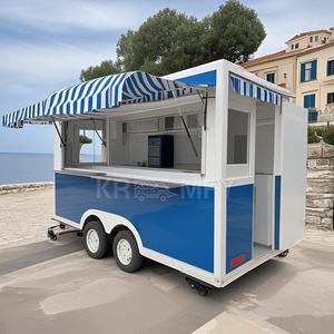 Camion de cuisine mobile sur mesure, design personnalisé, USA, pour pizza, tacos, restauration rapide, avec plan de travail en acier inoxydable - Product Image 4