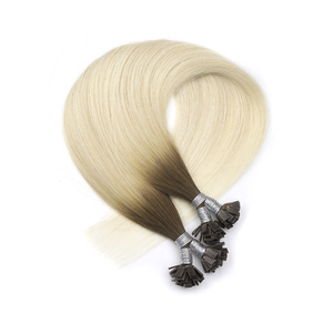 K.SWIGS Extensions de cheveux à pointe plate 100% cheveux humains vierges Balayage Ombré Kératine pré-collée Sans nœuds Cuticules alignées Vente en gros - Product Image 1