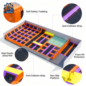 Parques de trampolines personalizados para adultos y niños, camas elásticas de entretenimiento, parque de trampolines interior - Product Image 1