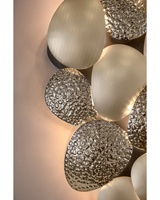Appliques murales modernes pour hôtel, design minimaliste nordique en métal doré, lampe murale LED pour chambre à coucher, salon, salle à manger