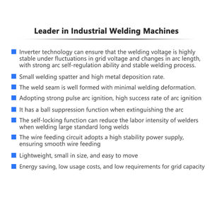 Aotai NBC 500II 500 Ampère 380V zware industriële roestvrijstalen IGBT <span class=keywords><strong>inverter</strong></span> gas CO2 beschermde boog MAG <span class=keywords><strong>MIG</strong></span> lasmachine - Product Image 4