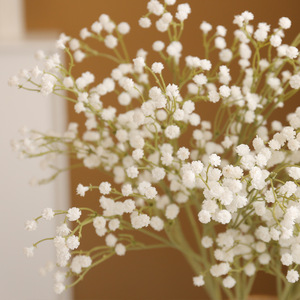 Ramillete de Flores Artificiales Ruilisi de 30cm-100cm, Color Blanco Puro, para Decoración de Bodas y Hogar - Product Image 3
