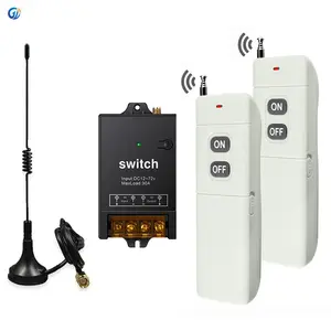 Long Range 3km 5km on off Receiver Kit dc12v Remote Control Switch 12v Wireless Remote Switch 12v Wireless Switch for Lamp