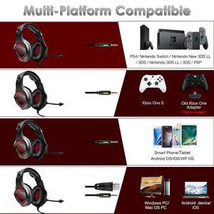 Audífonos para Juegos <span class=keywords><strong>ONIKUMA</strong></span> K1 PRO, Estéreo, Graves, Luz LED, Audífonos para Jugadores con Cable Trenzado - Product Image 4