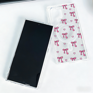 เคสโทรศัพท์ซัมซุง A16 ลายผีเสื้อโบว์ เคสใสพร้อมแม่เหล็กสำหรับชาร์จ สำหรับซัมซุง กาแล็กซี่ S25 UL - Product Image 1