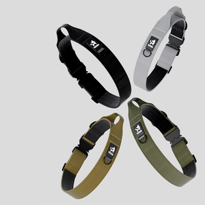 <span class=keywords><strong>Collar</strong></span> de perro personalizado con placa de identificación ajustable de nailon resistente, número personalizado, <span class=keywords><strong>collar</strong></span> de identificación grabado en la hebilla de placa de Metal - Product Image 5