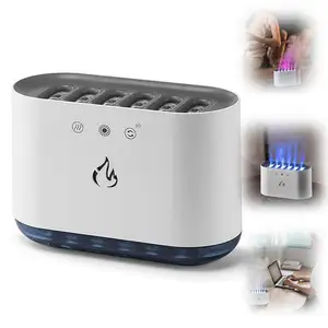 Portable Aroma for Home Office Essential Oil Diffuser Flame Air Diffuser Humidifier