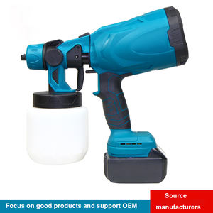 Pistola <span class=keywords><strong>de</strong></span> litio recargable, máquina <span class=keywords><strong>de</strong></span> pulverización eléctrica inalámbrica para pintura <span class=keywords><strong>de</strong></span> pared - Product Image 3