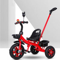 Tricycle pour enfants de 1 à 6 ans, grande taille, tricycle à pédales pour tout-petits, poussette pour bébé, vélo pour la maternelle, jeux en plein air