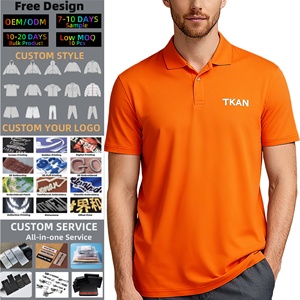 Camiseta Polo para Hombre con Diseño de Logotipo Gráfico en Blanco, Proveedor de Moda, Personalizable, Tejido Grueso de 240 g/m², 100% Algodón, Talla Grande para Ropa Urbana - Product Image 1