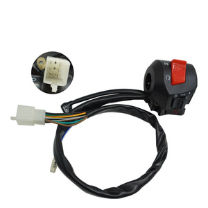 Manillar de Motocicleta, Interruptor Combinado para Manillar y Asiento, Orificio Doble para Cable de Acelerador, Modelo <span class=keywords><strong>CBR</strong></span> - Product Image 4