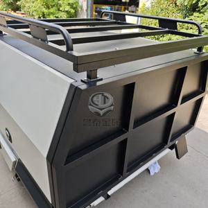 Promotion : Capote et plateau de benne en aluminium sur mesure pour <span class=keywords><strong>Toyota</strong></span> Hilux Ranger avec barres de toit et tiroir intégré - Product Image 5