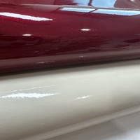 Sacs à main en similicuir verni effet miroir extensible à base d'eau, finition haute brillance colorée, épaisseur 1,4 mm, autres largeurs