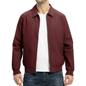 Lightweight Canvas <b>Packable</b> Windproof <b>Jacket</b> Stand Collar Multiple Pockets for Travel Backpacking Men's Casual Varsity <b>Jacket</b> - Product Image 2