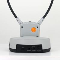 Casque TV numérique sans fil supra-auriculaire 2,4 GHz pour seniors, Plug & Play, portée 30 m, station d'accueil, charge de deux batteries, 16 heures d'autonomie, amplifié
